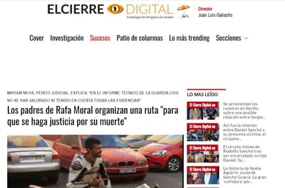 Los padres de Rafa Moral organizan una ruta "para que se haga justicia por su muerte"