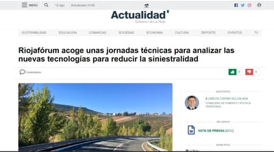 Riojafórum acoge unas jornadas técnicas para analizar las nuevas tecnologías para reducir la siniestralidad