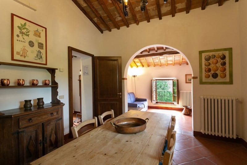 בית אוטנטי בקיאנטי טוסקנה , כבר מחולק  ועובד כדירות נופש 