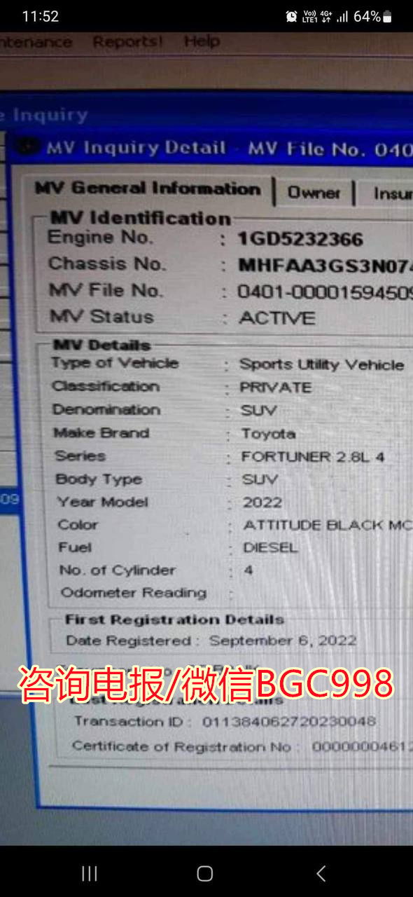 菲律宾车主信息查询