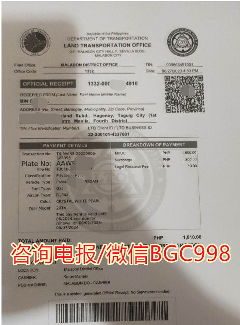 菲律宾汽车过户服务