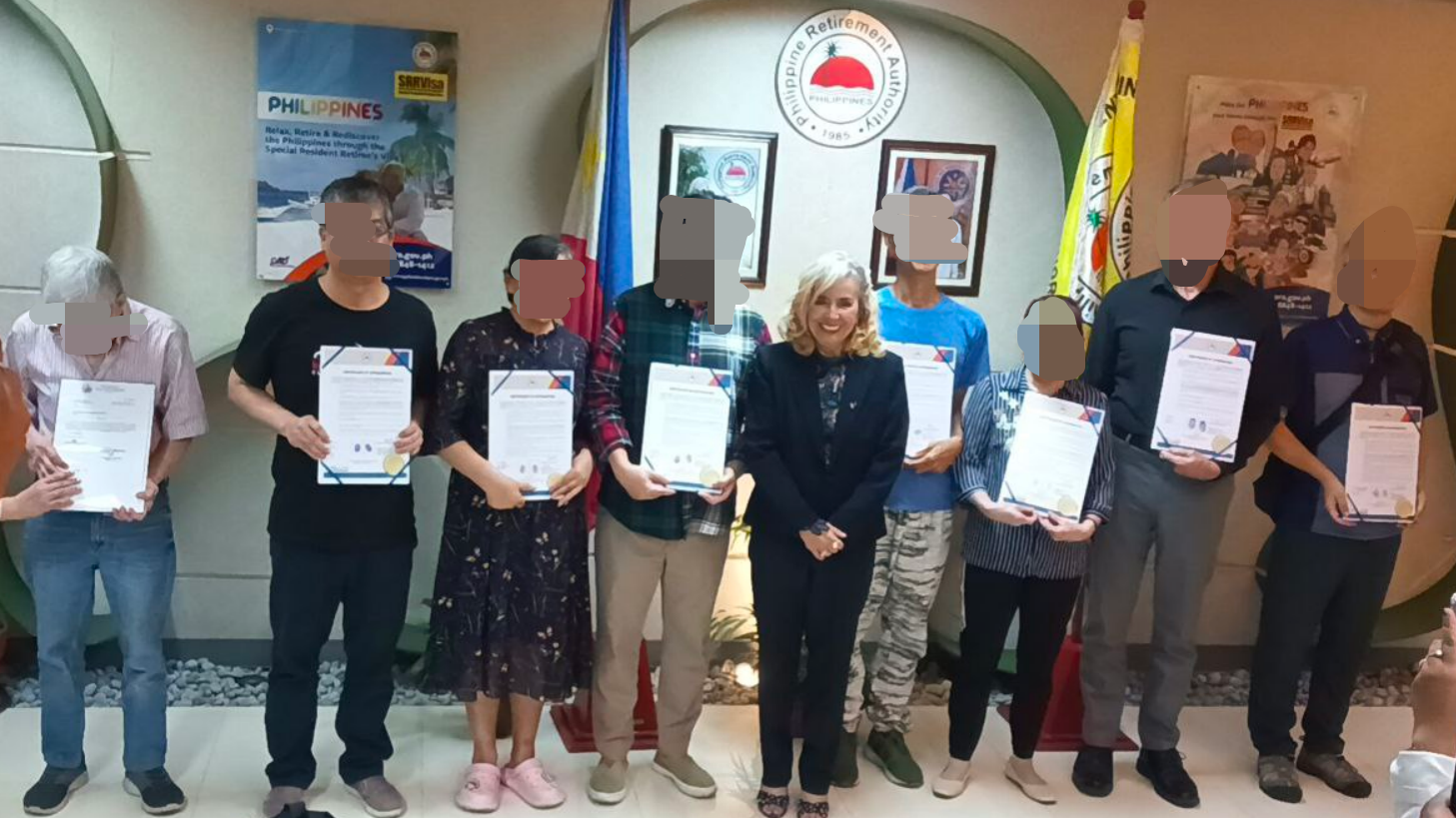 菲律宾退休移民宣誓现场