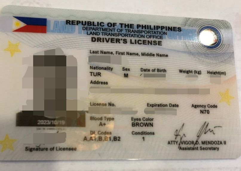 菲律宾纸质驾驶证换证服务