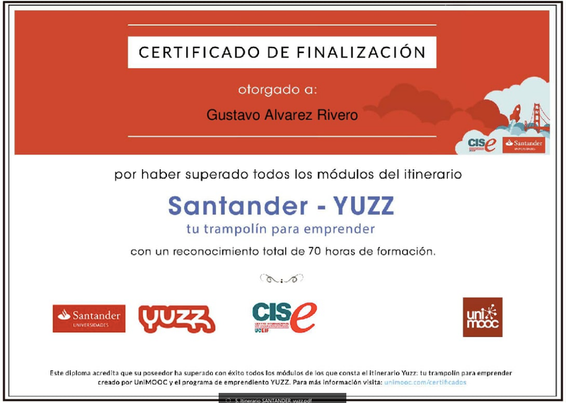 Itinerario SANTANDER YUZZ
