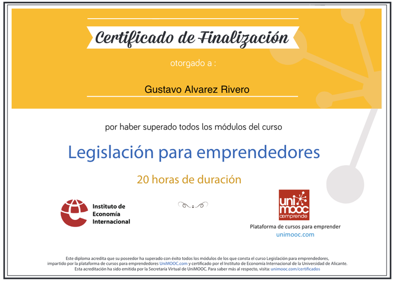 Legislación para Emprendedores