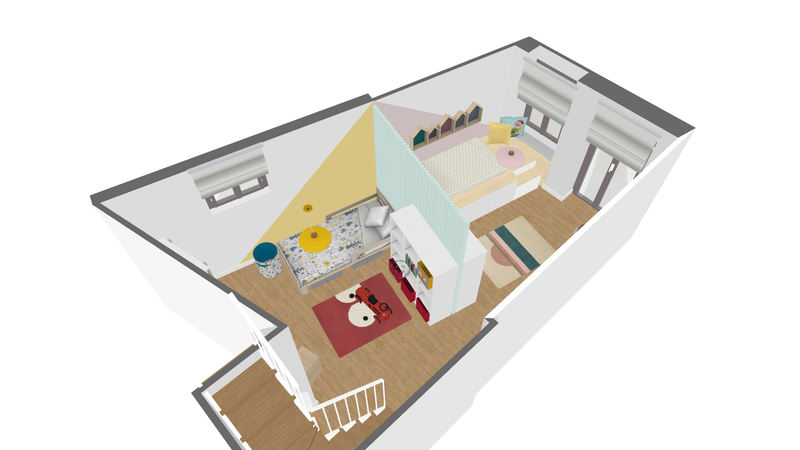 Aménagement chambre double