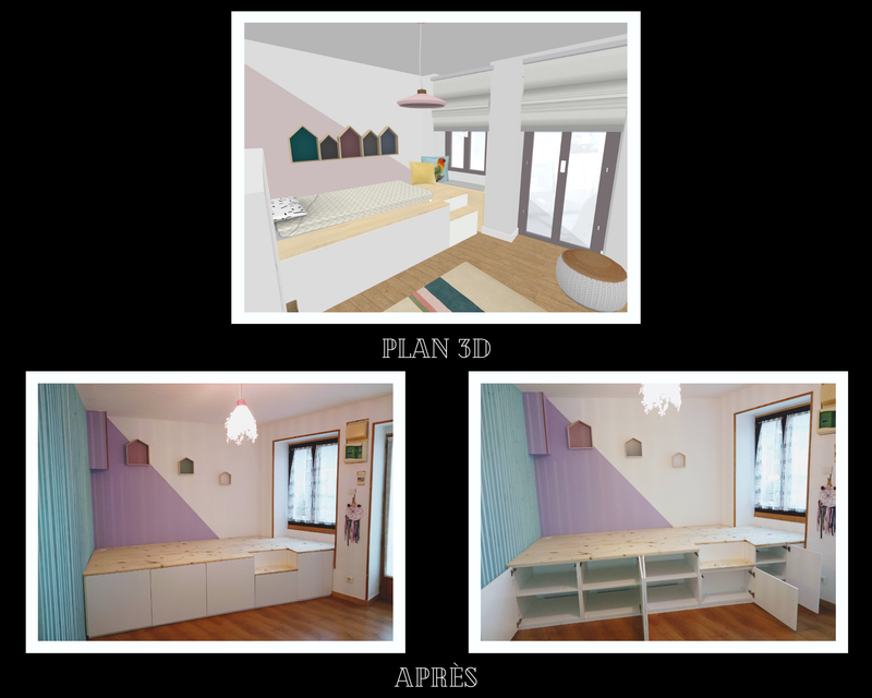 Aménagement chambre double