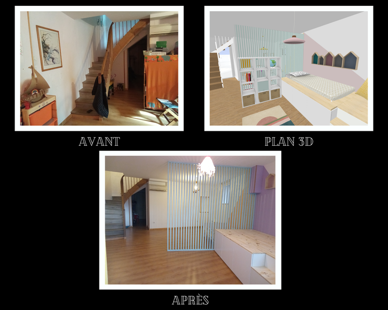 Aménagement chambre double