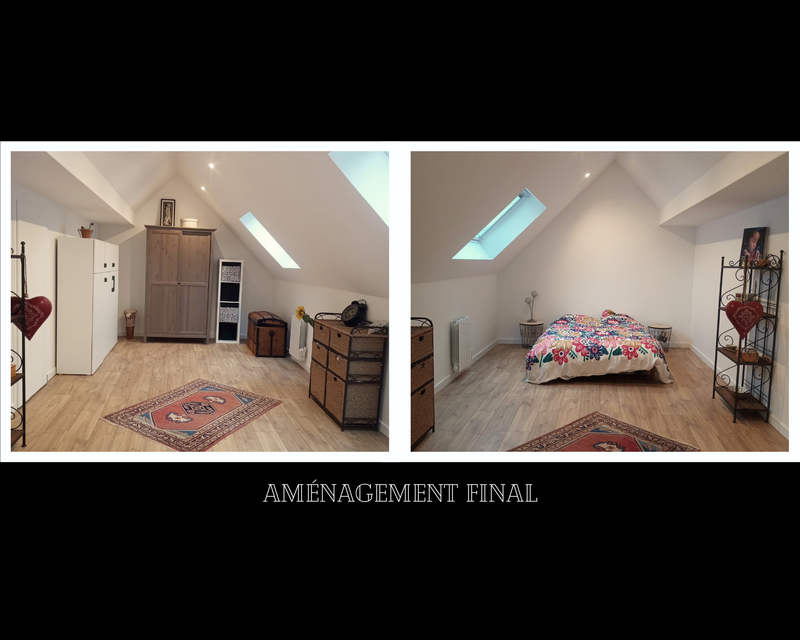 Second œuvre extension (chambre)