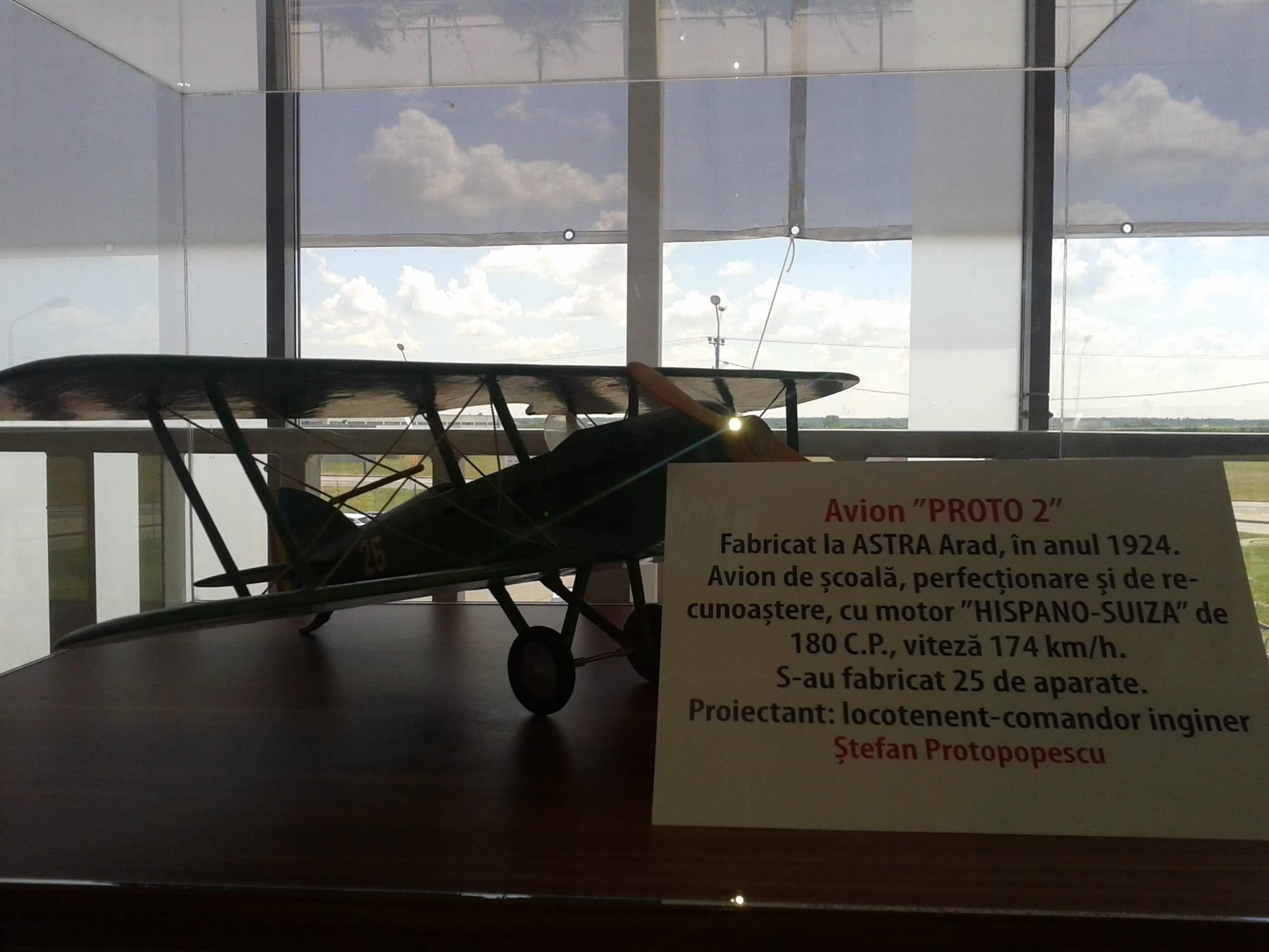 Avion "Proto 2" fabricat la uzinele ASTRA Arad în 1924