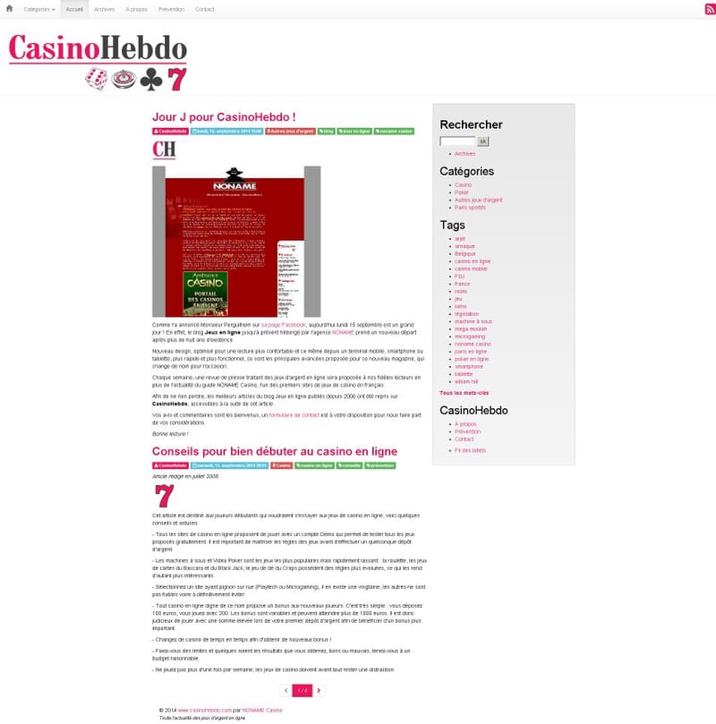 CASINO HEBDO
