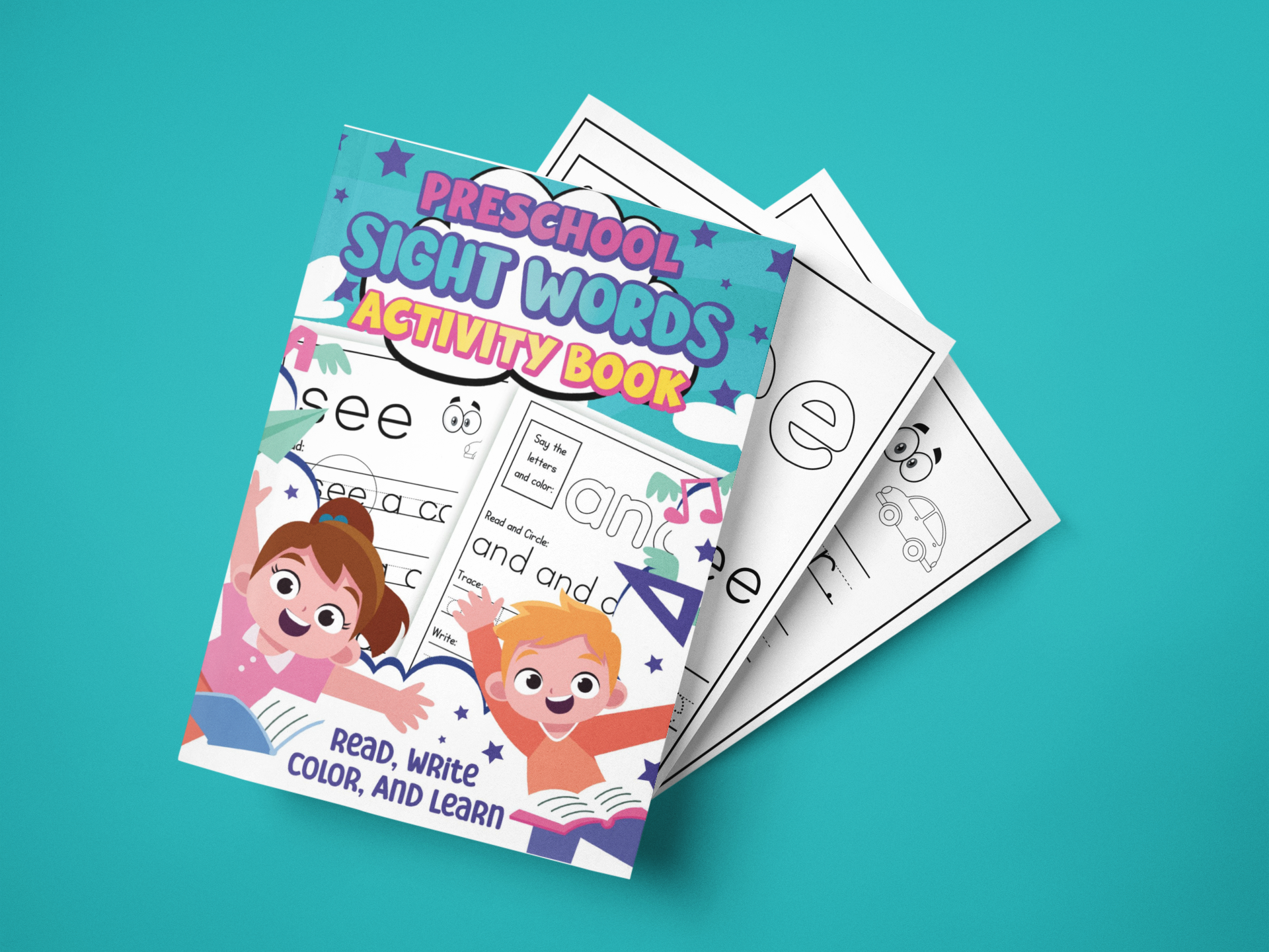 Preschool Sight Words Activity Book: Read, Write, Color, and Learn High-Frequency Preschool Sight Words