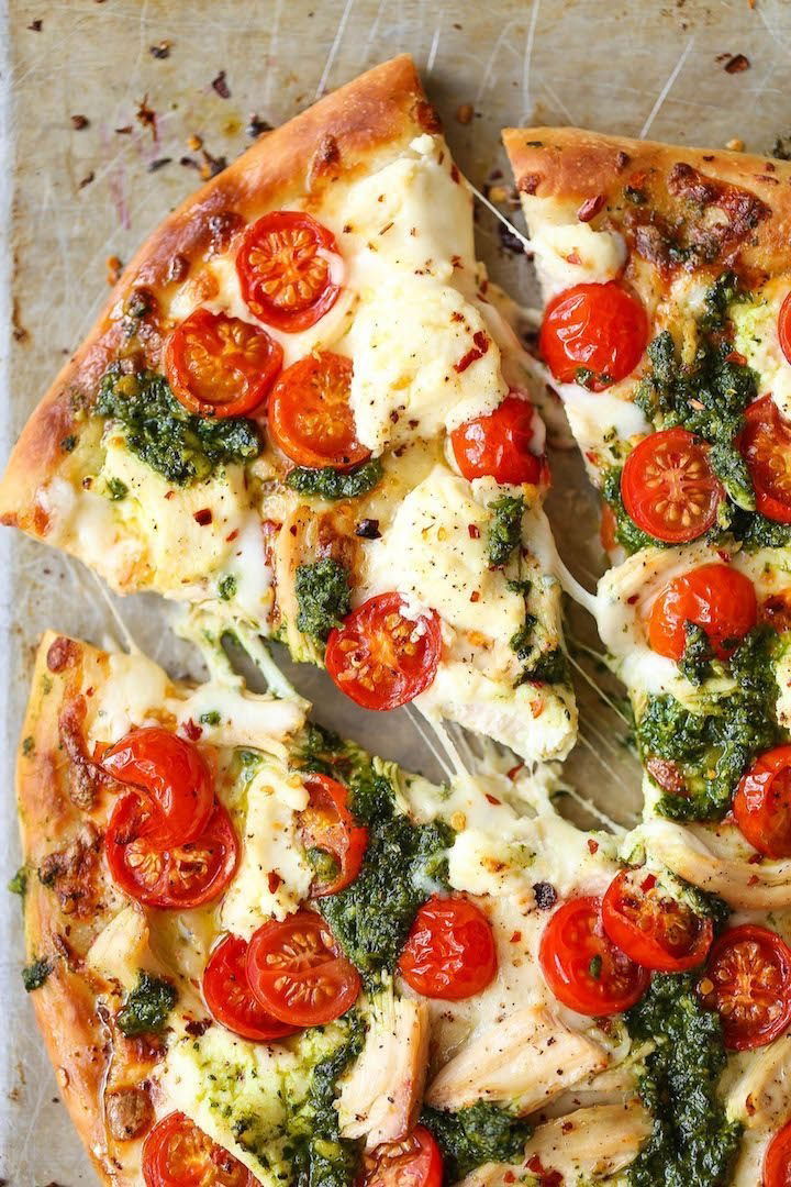 Pesto pizza
