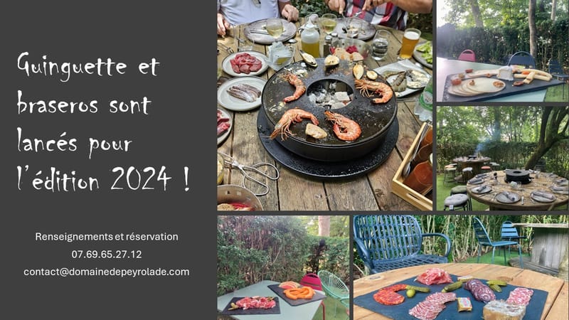 Guinguette, braseros et pétanque 2024