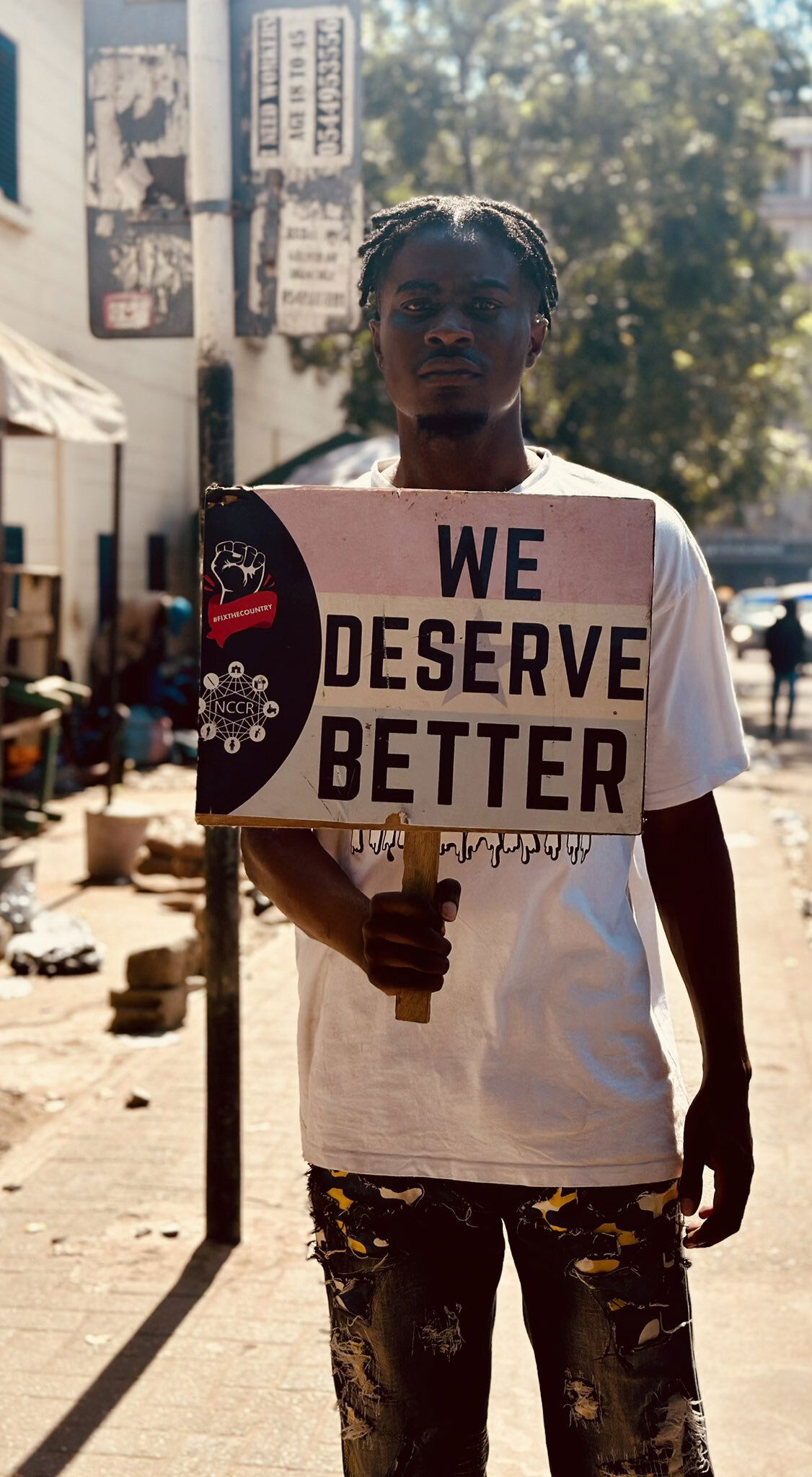 Ghana Police Arrest Peaceful Protesters of #OccupyJulorbiHouse: A Fight for Affordable Living