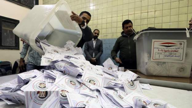 Egypt Vote counting has commenced