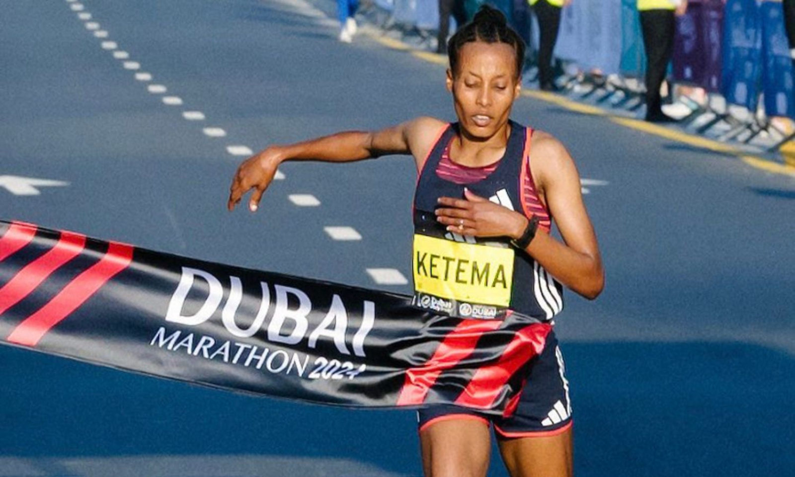 Tigist Ketema wins Dubai Marathon in fastest debut ever