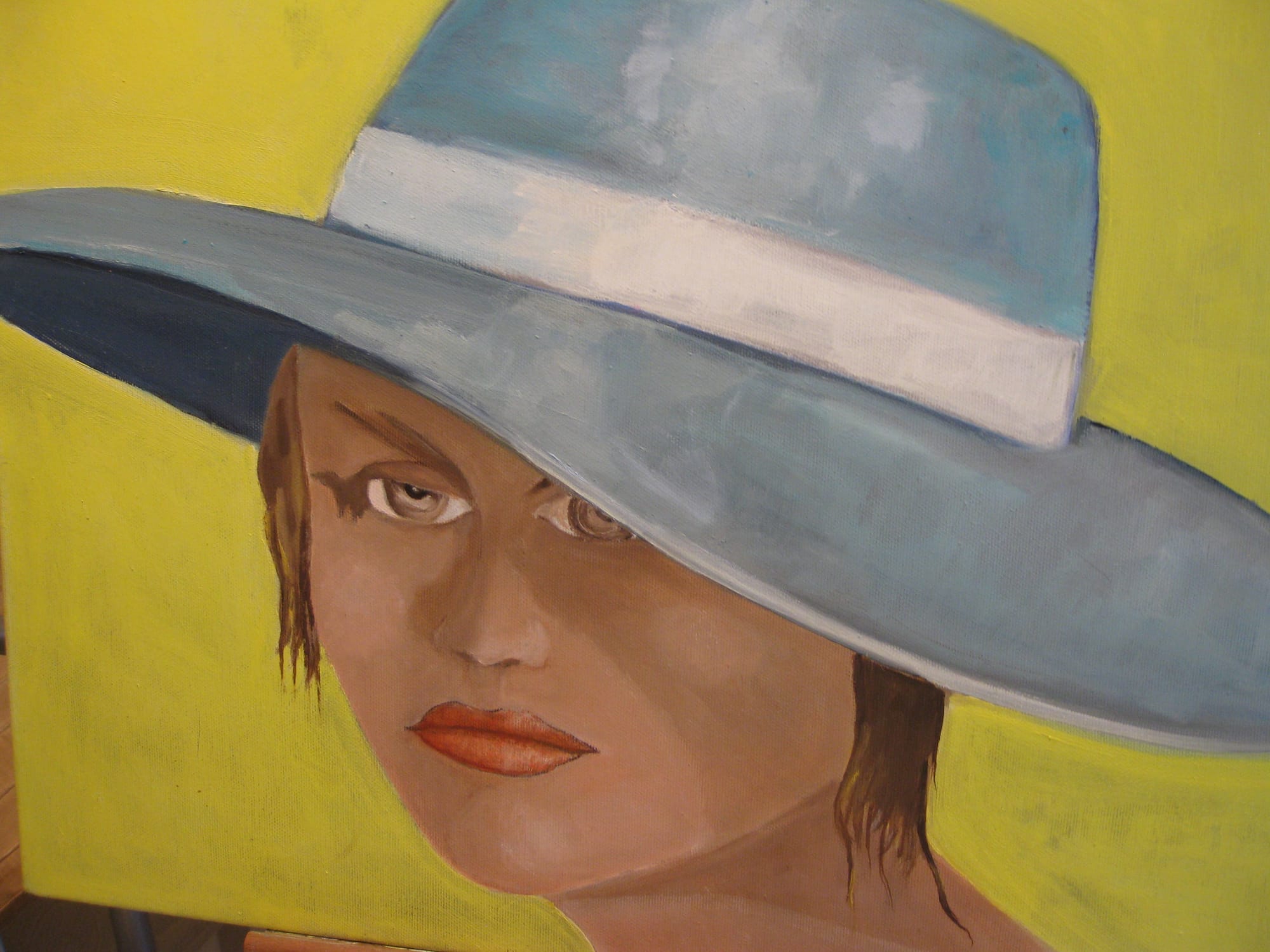 Mia modista 50x40 Olio su tela