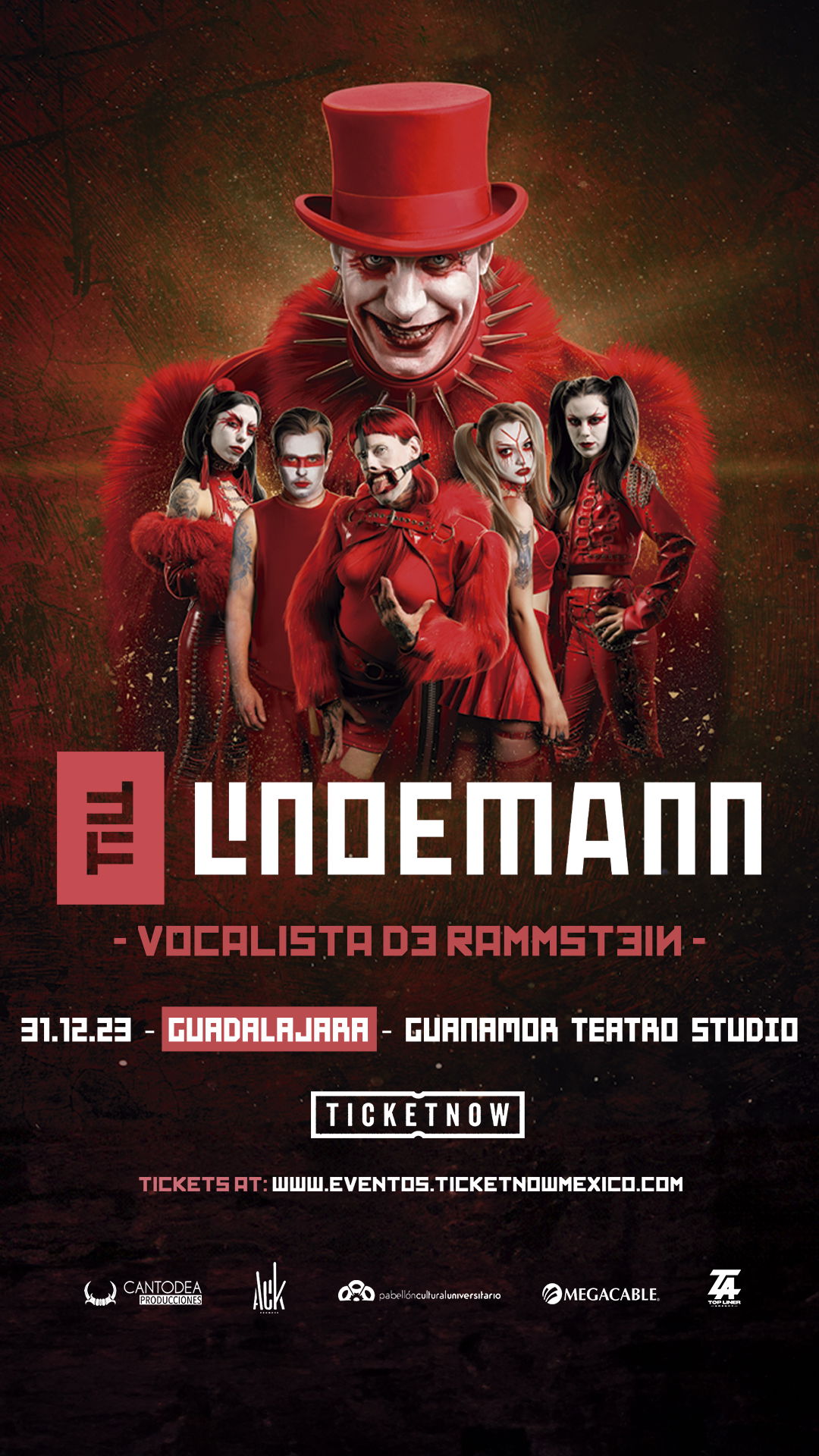 El show de Año Nuevo de Till Lindemann hará vibrar a Guadalajara