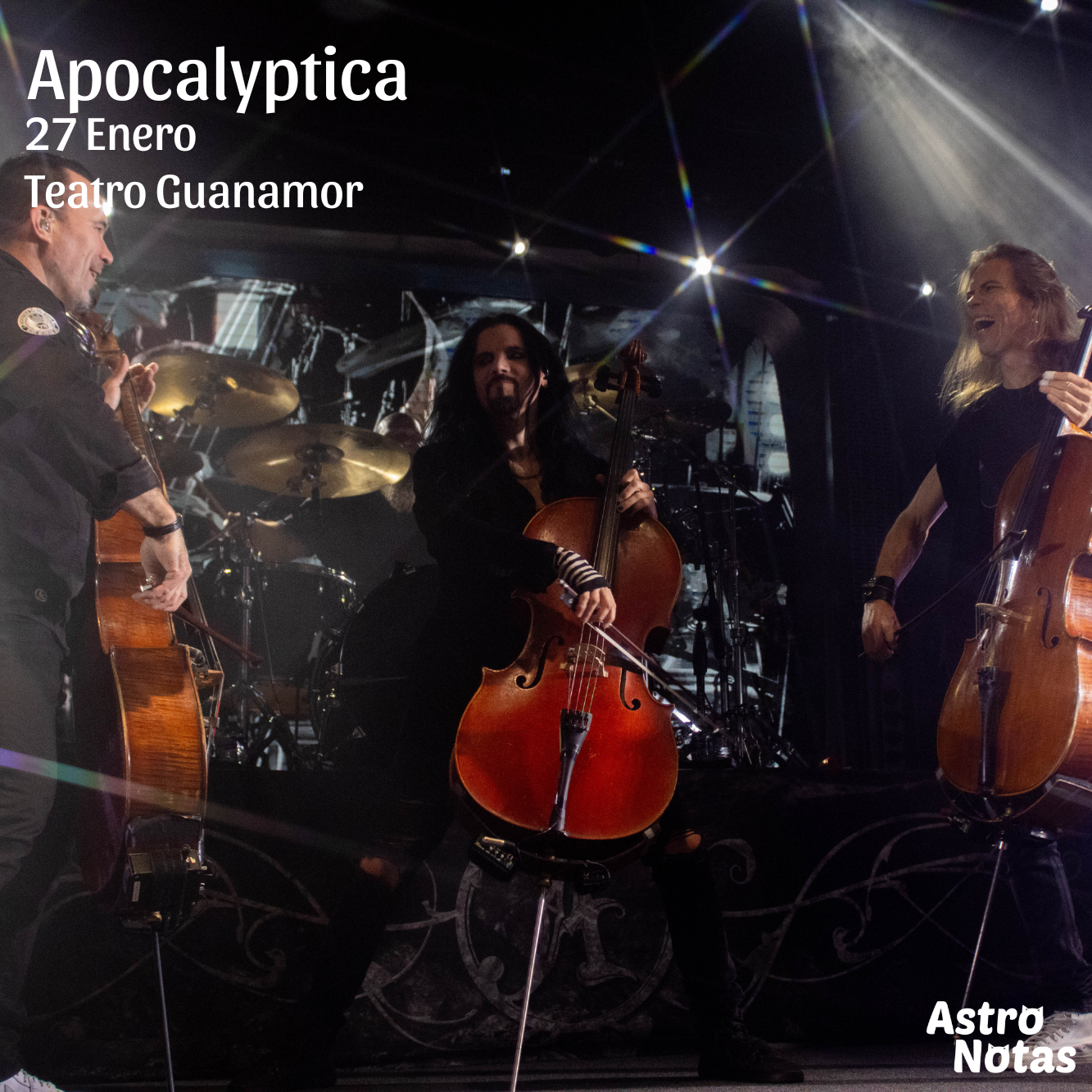 Apocalyptica regresó a Guadalajara y llenó el Guanamor Teatro Estudio