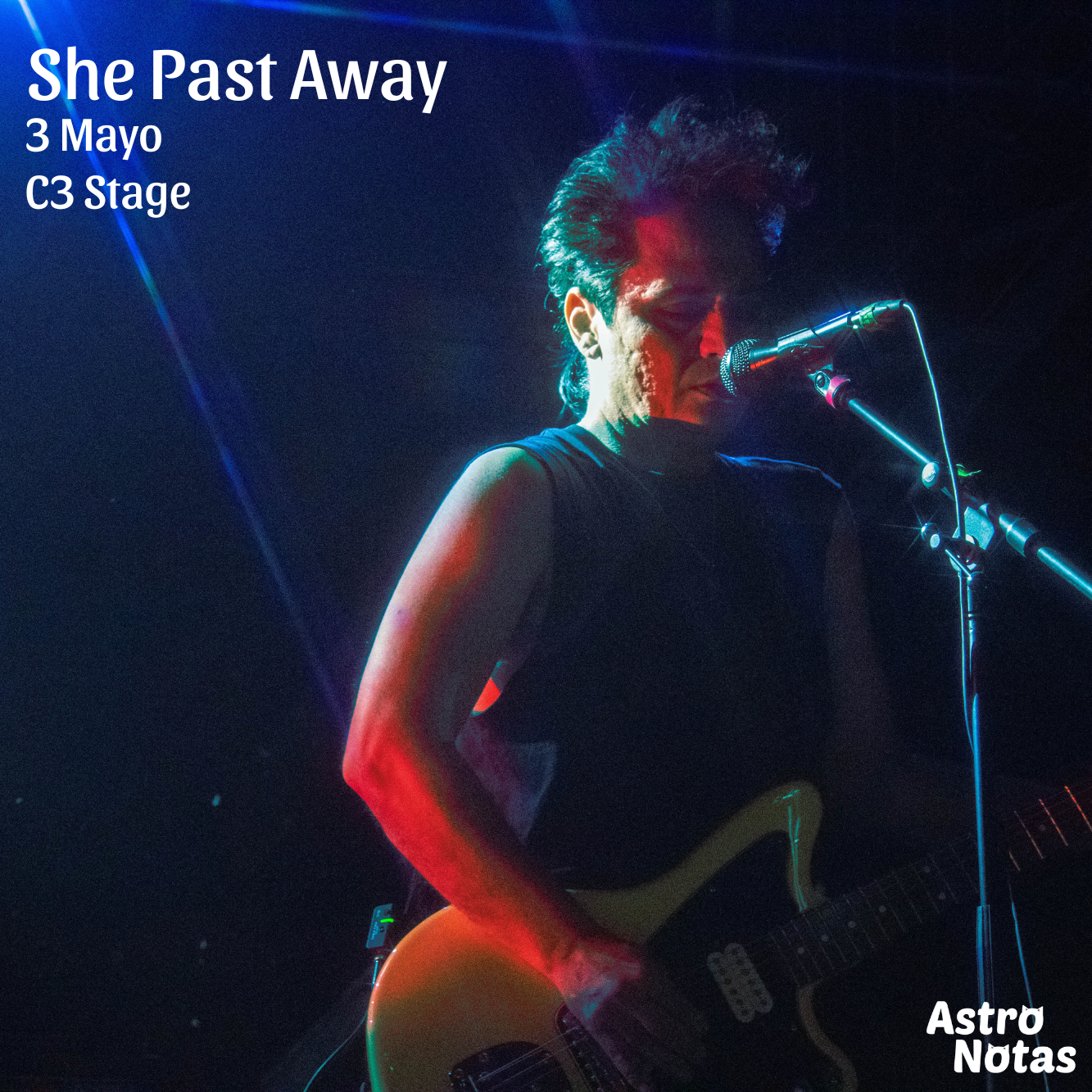 She Past Away conquistó el C3 Stage con su atmósfera de dark-wave y post-punk