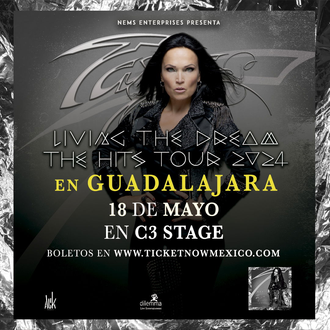 Después de casi cinco años, Tarja regresa a Guadalajara para presentarse en C3 Stage