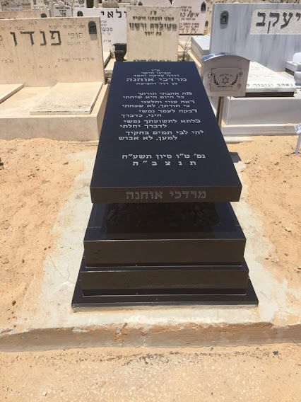 קטלוג מצבות גרניט שחור איכותיות בעיצובים מיוחדים | מק"ט 457
