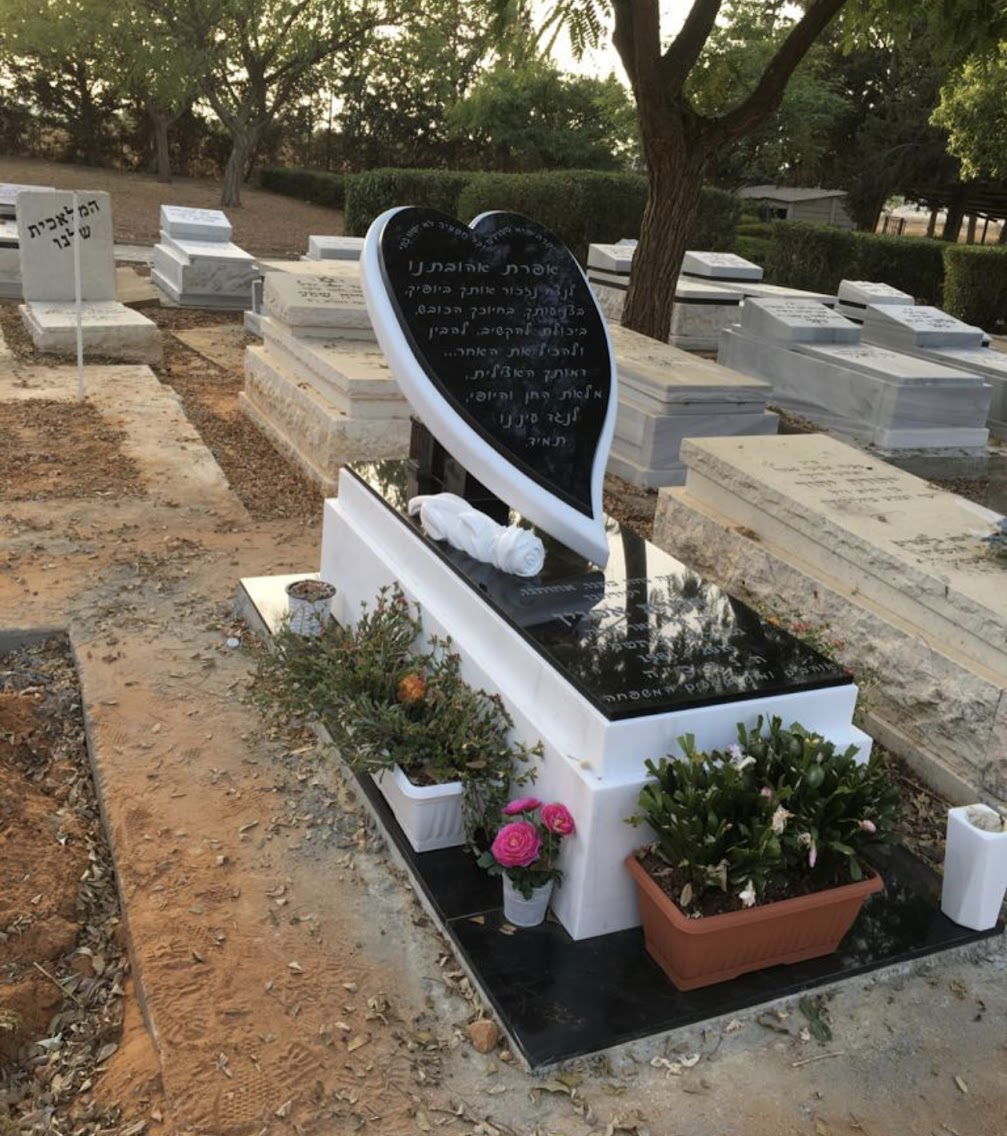 קטלוג מצבות גרניט שחור איכותיות בעיצובים מיוחדים | מק"ט 478