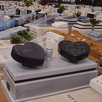 מצבות כפולות דגם זה ניתן לכל שינוי שמתבקש מק"ט 92