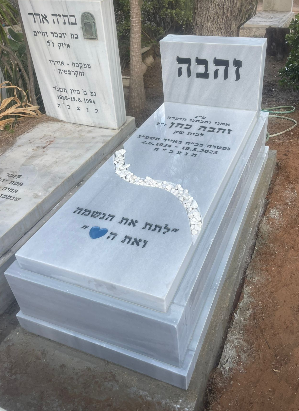 מצבות כפולות דגם זה ניתן לכל שינוי שמתבקש מק"ט 96