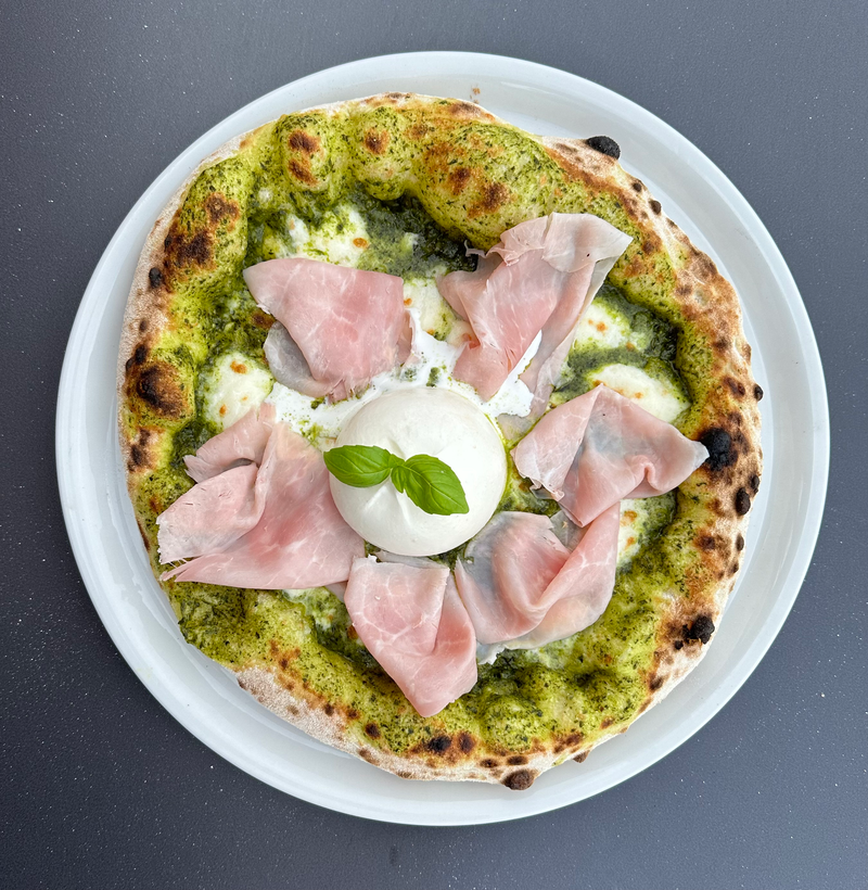 Pizza pesto