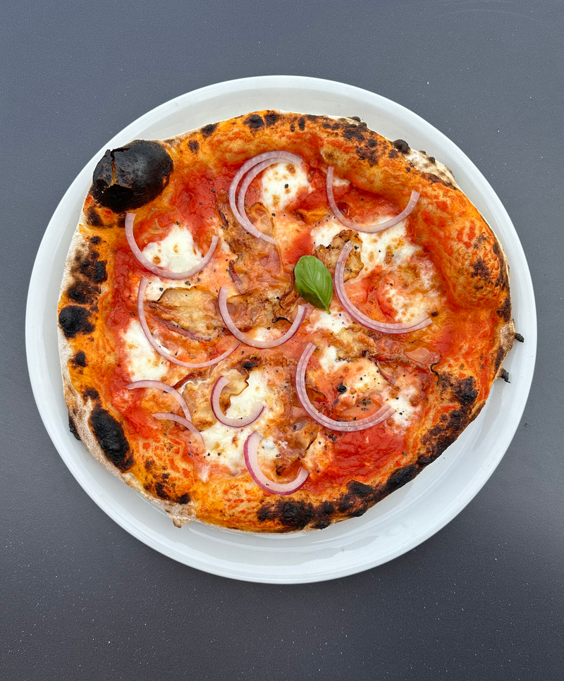 Pizza amatriciana