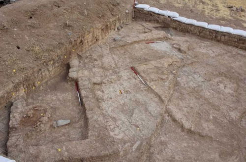 İRAN’IN BATISINDA 7 BİN YILLIK MİMARİ YAPI AÇIĞA ÇIKARILDI