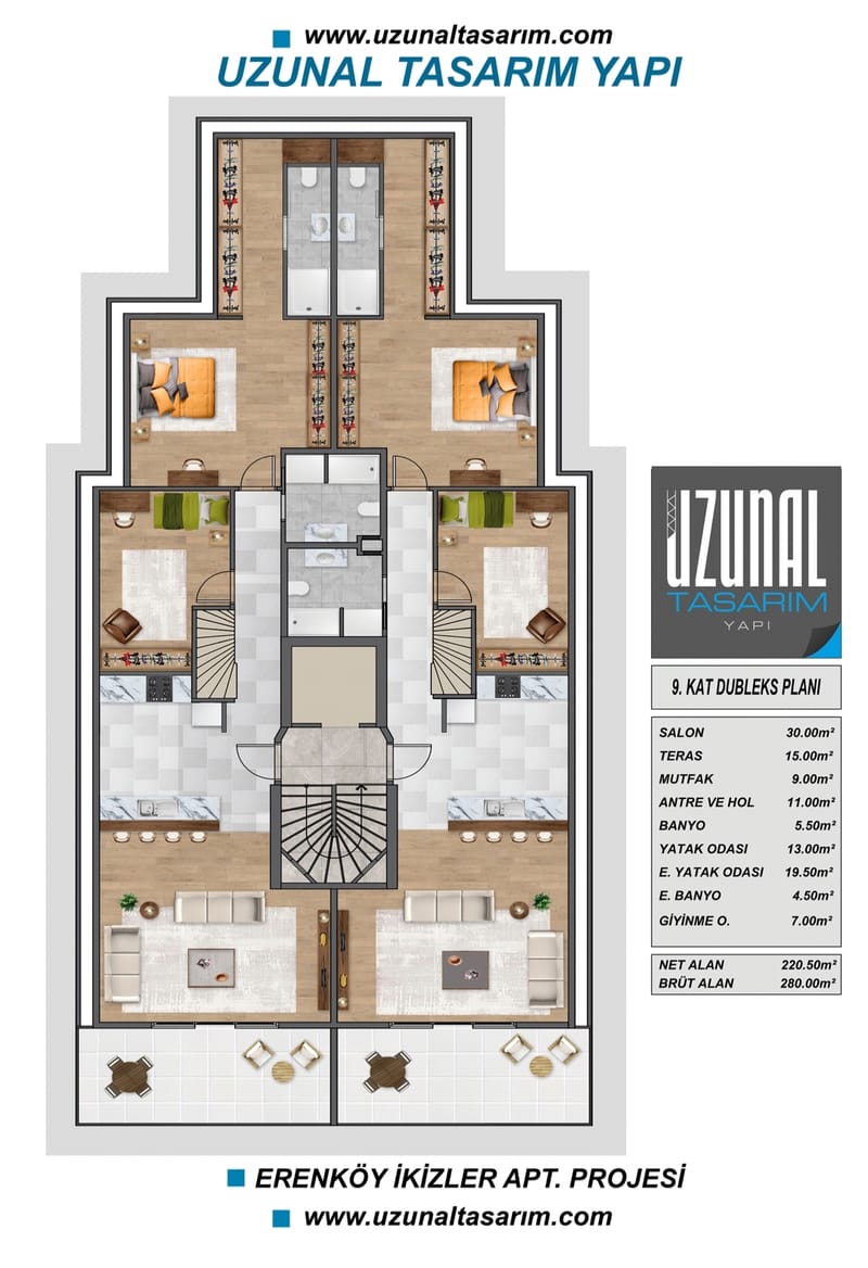 YAKUTLAR SOKAK DUBLEKS DAİRE