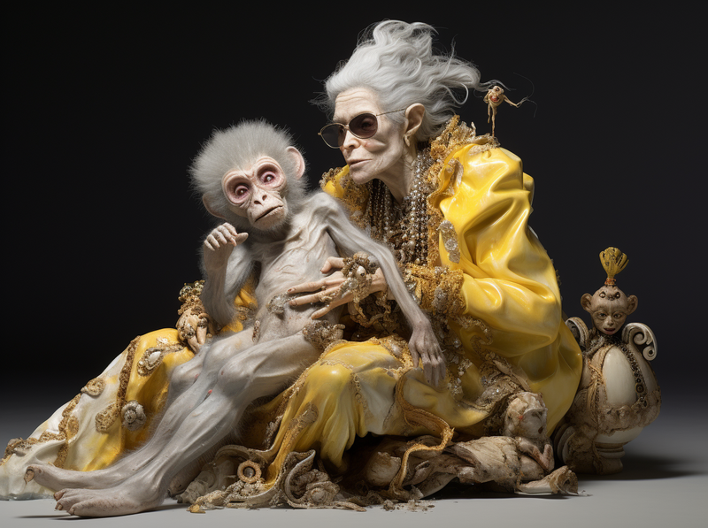 MICHAEL JACKSON an the Monkey