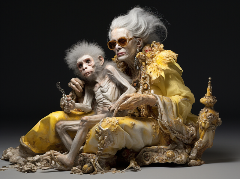 MICHAEL JACKSON an the Monkey