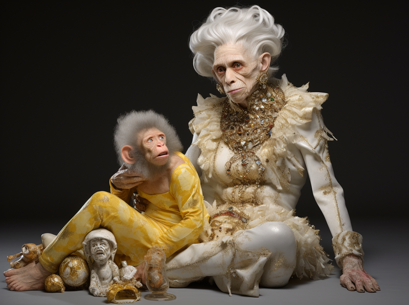 MICHAEL JACKSON an the Monkey