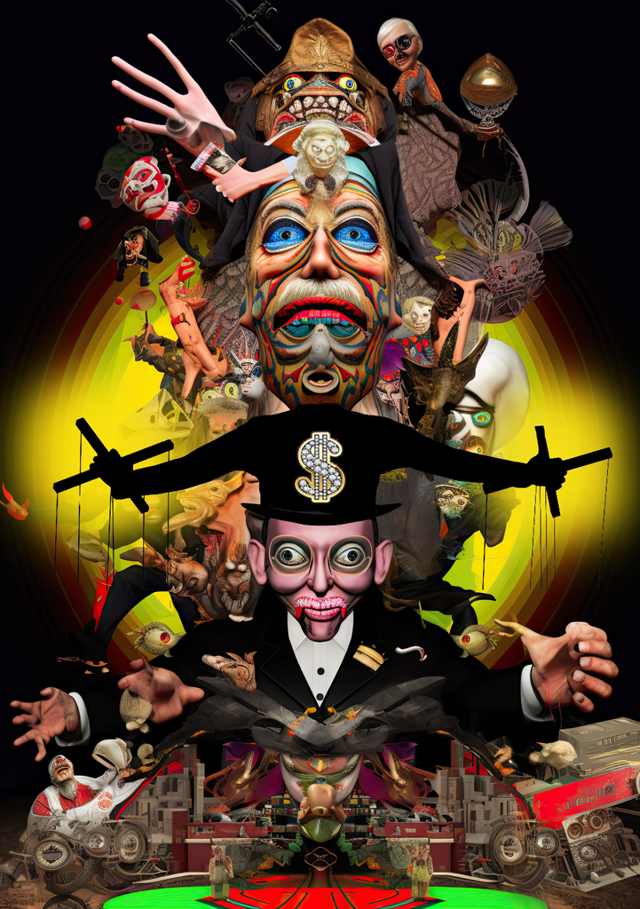 THE POLITICAL MARIONETT THEATRE OF THE PLUTOCRACY