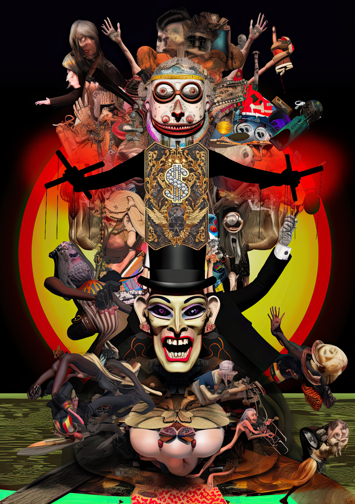 THE POLITICAL MARIONETT THEATRE OF THE PLUTOCRACY