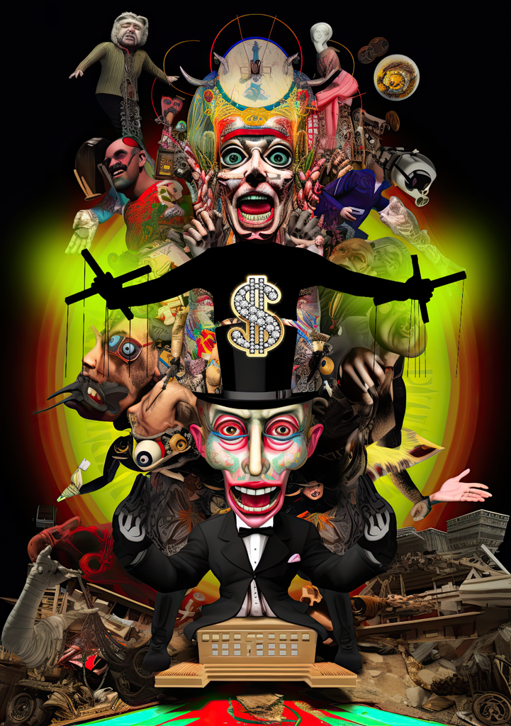 THE POLITICAL MARIONETT THEATRE OF THE PLUTOCRACY