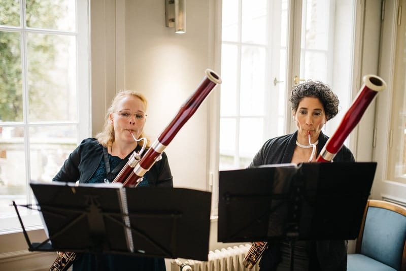 Musikalische Umrahmung bei einer Hochzeit
