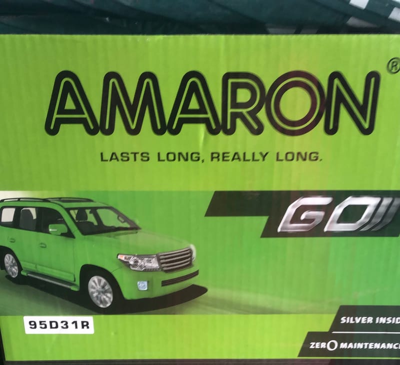Amaron แบตเตอรี่  GO-95D31 80 แอมป์
