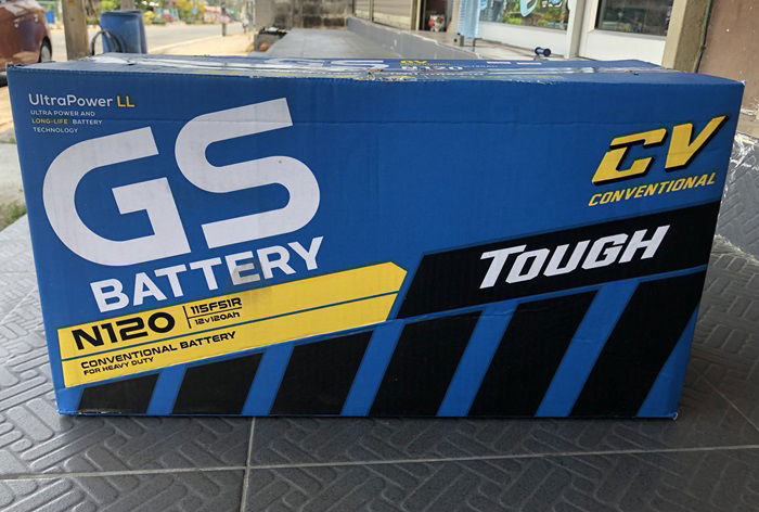 GS รุ่น N-120  ขนาด 120 แอมป์