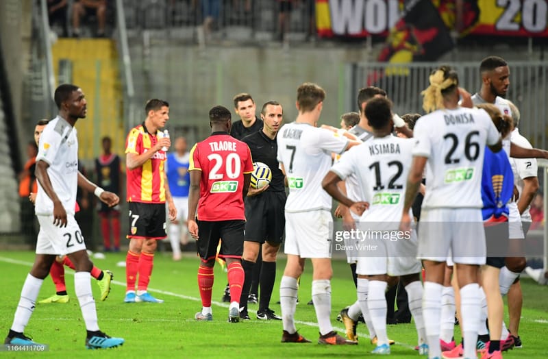 Lens - Clermont (2-2 puis 5-4 tab)