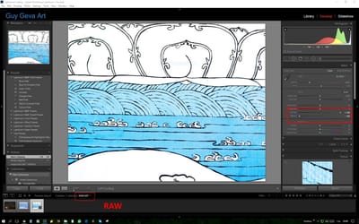 למה אני לא עובד יותר בקובץ (RAW)