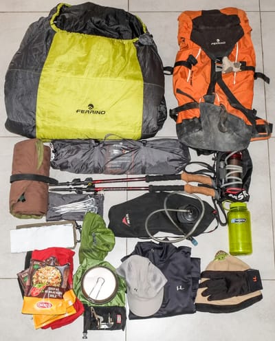 תרמיל לצילומי שטח של כמה ימים Ferrino Alfa 45+5L