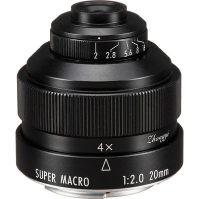 Mitakon Zhongyi 20mm f/2 4.5x Super Macro Lens