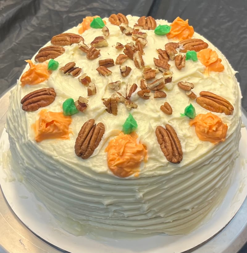 9" Homemade Carrot Cake
