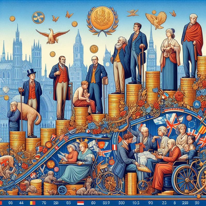 Lives in Welfare States: Life Courses, Earnings Accumulation, and Relative Living Standards in Five European Countries