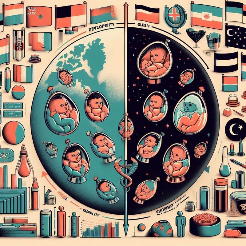 On the relationship between fertility, development and gender equality: A comparison of western and MENA countries